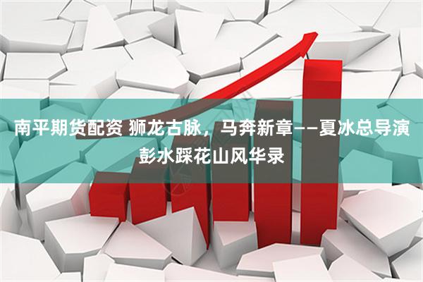 南平期货配资 狮龙古脉，马奔新章——夏冰总导演彭水踩花山风华录